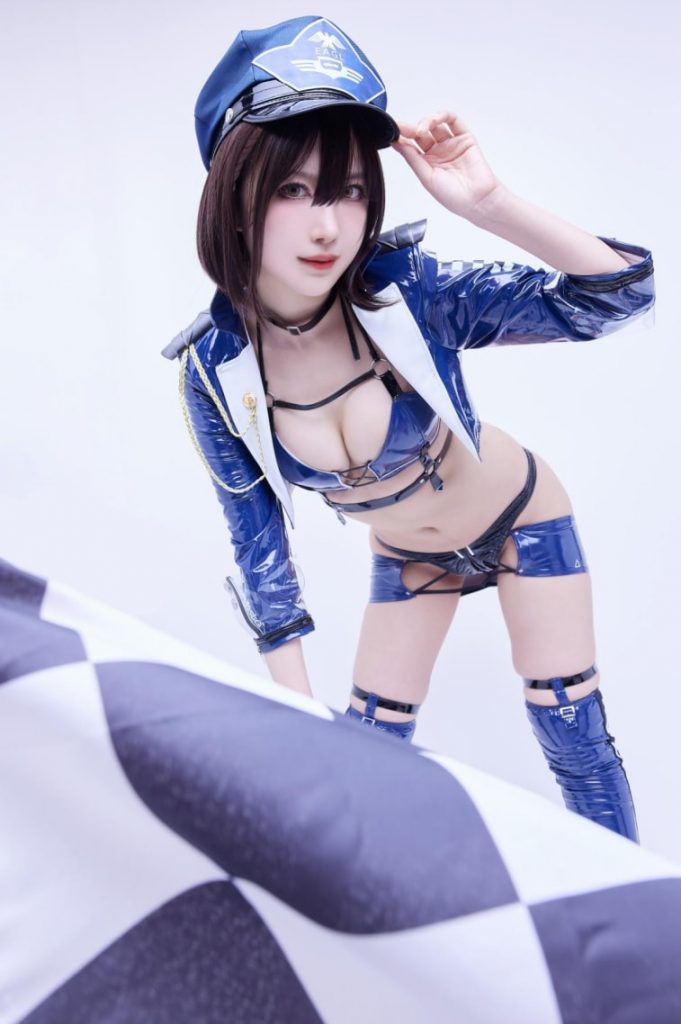 Shika小鹿鹿 NO.130 碧蓝航线-巴尔的摩赛车服[9P-48MB]-喵咪社