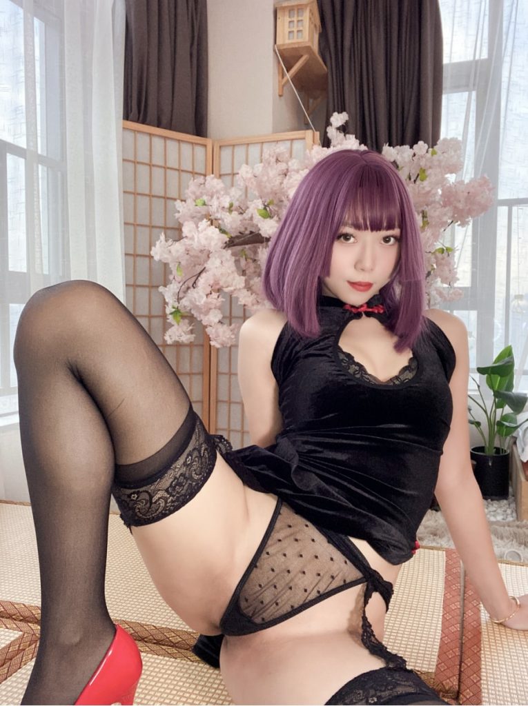 图片[1]-Money冷冷 – NO.42 高叉旗袍蕾丝裙[107P1V-2.40GB]VIP-喵咪社