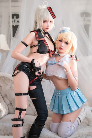 Momoko葵葵 NO.039 &瓜希酱 FATE-黑白贞德[60P-171MB]VIP-喵咪社