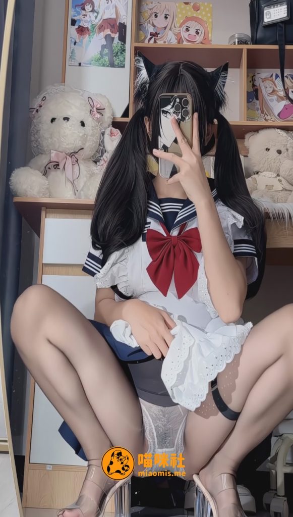 【自】抖音-温柔小猪-付费定制 高跟制服连体袜阴毛外露[1V-849MB]-喵咪社