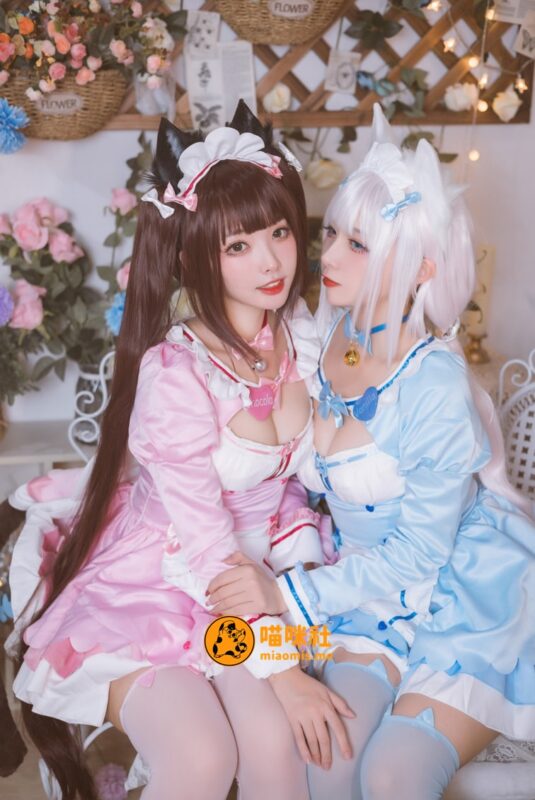 二佐Nisa – NO.239 &宫本桜 – 巧克力与香子兰女仆 [50P-822MB]-喵咪社