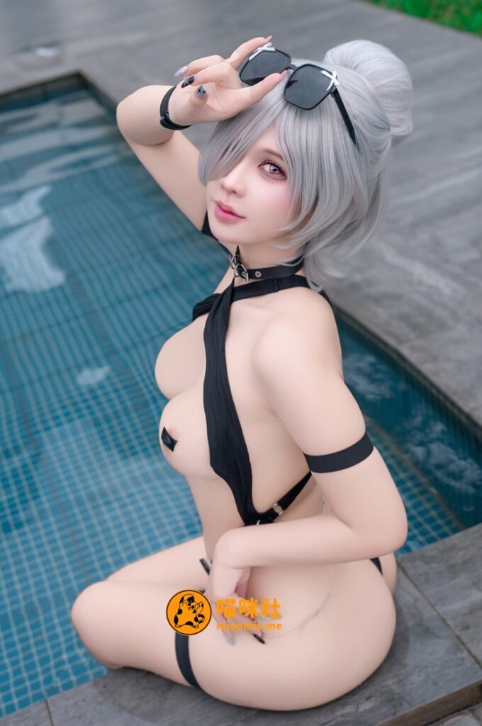 图片[2]-Pyoncos (ピオン) – Cinderella Black Bikini – NIKKE[88P2V-1.14GB]VIP-喵咪社